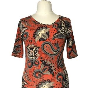 LuLaRoe T Shirt Woman’s Midi Dress SzL